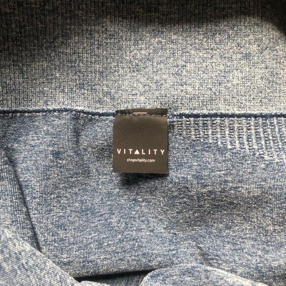 Vitality NIP Formation Sustainable High Rise Compression Legging Navy Heather LG - Picture 13 of 16